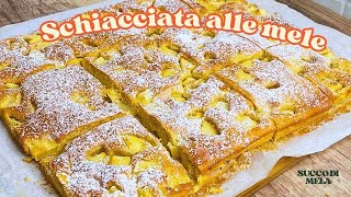 Schiacciata alle Mele| la ricetta del dolce per la colazione che amerai!