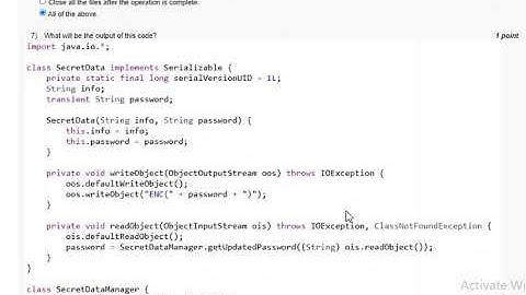 NPTEL || Fundamentals of Object Oriented Programming || week-7 Assignment Answers  || Jan2025