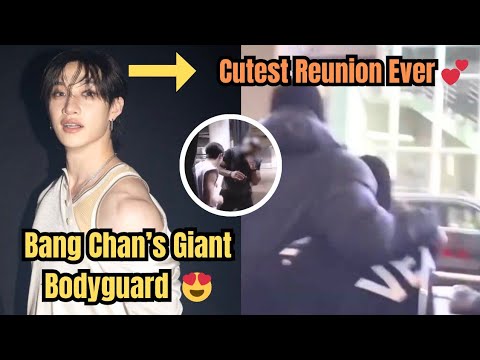 Bang Chan Reunites With His Giant Bodyguard During Stray Kids’ U.S. Tour! - YouTube