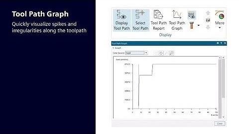 Tool Path Graphing in NX CAM