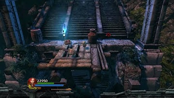 Lara Croft and the Guardian of Light (PC, TIME RUN) - 09 - Twisting Bridge