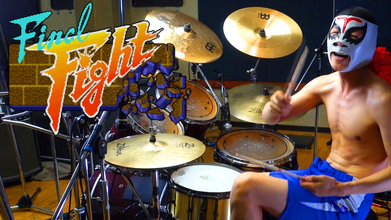 ファイナルファイトメドレーを激しく叩いてみた！ Final Fight - OST - Drum Cover