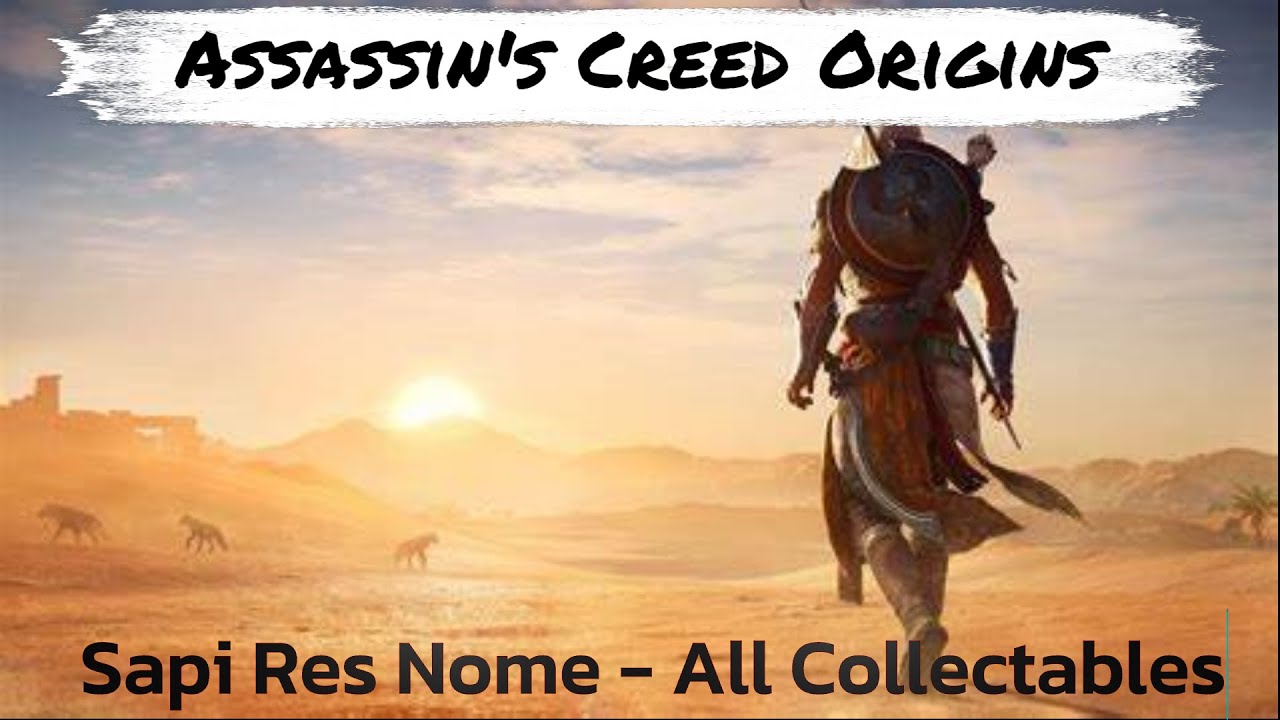 Assassin's Creed® Origins - Sapi Res Nome - All Collectables - Guide - Walkthrough - No Commentary