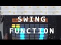 Ableton Push Swing