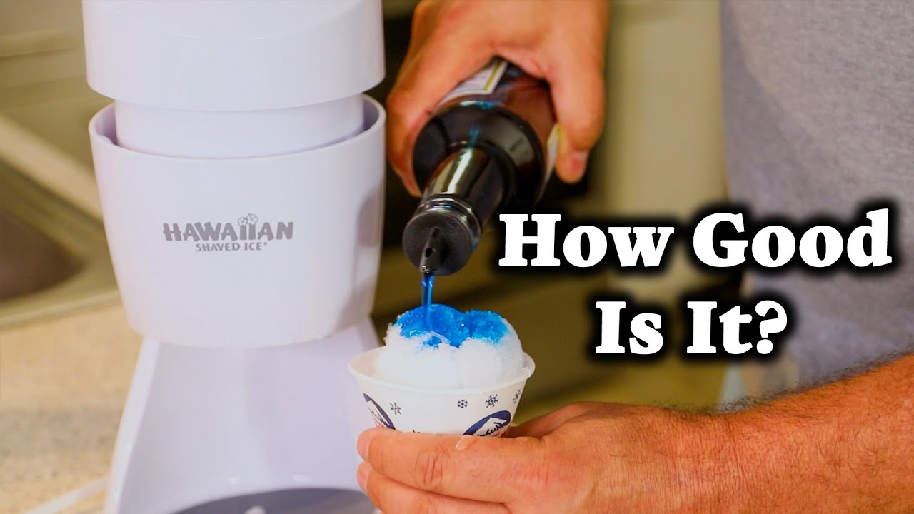 Hawaiian Shaved Ice S900A Snow Cone Machine Reviewed YouTube
