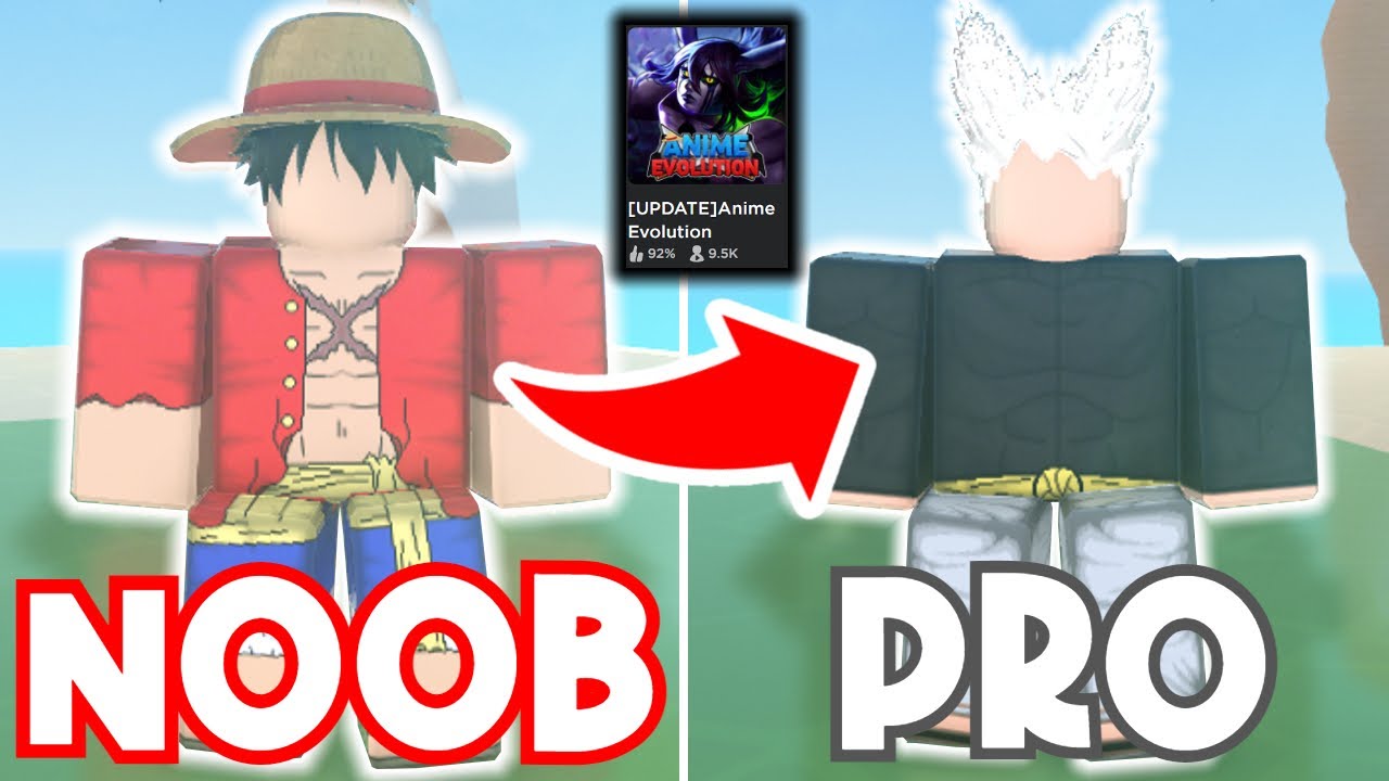 NOOB to PRO in Anime Evolution Simulator... - ROBLOX - YouTube