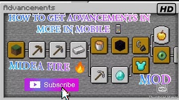 MINECRAFT, BUT HOW TO ADVANCEMENT IN (MOBILE) || ADVANCEMENT MOD || MR GAMING