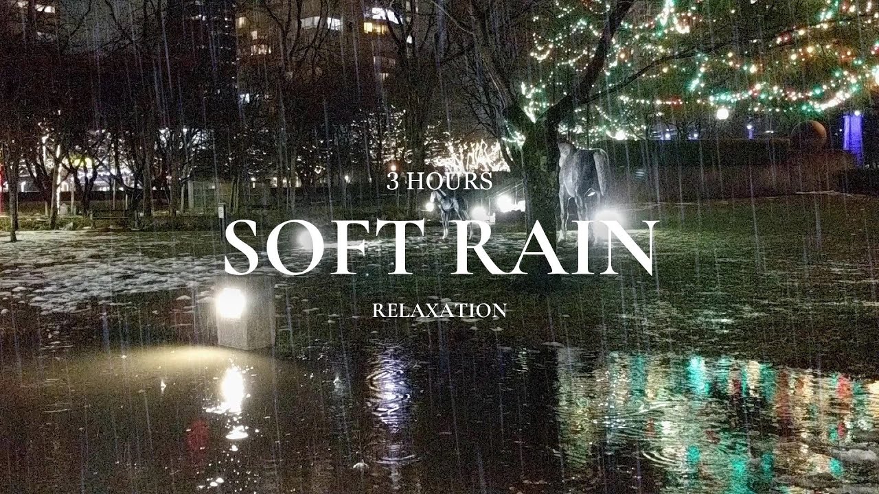 Rain Sounds for Sleeping | Soft Rain | Gentle Night Rain | Relaxing ...