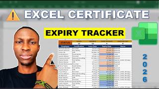 How to use advanced conditional formatting to track expiring 2026 certifications automatically