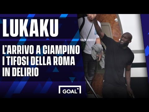 Lukaku a Ciampino: tifosi in delirio