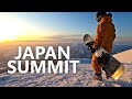 Epic Big Mountain Snowboarding Summit in Japan