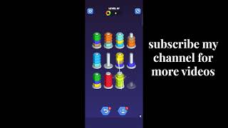 Nut Sort-Color Puzzle Game Level 87 Walkthrough ✅