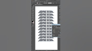 Creative Typography Effect Adobe Illustrator #illustratorshorts #shorts #ytshorts #shortsfeed