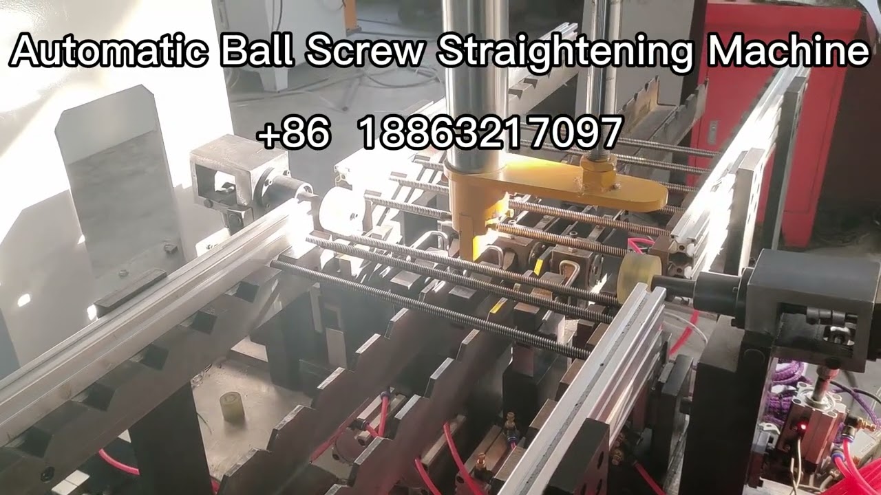 Automatic Ball Screw Straightening Machine YouTube