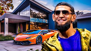KHAMZAT CHIMAEV $100M UFC Lifestyle, Net Worth, and FANCY New Exotic Cars!