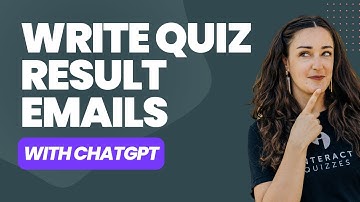Create a Post Quiz Welcome Email with AI (ChatGPT)