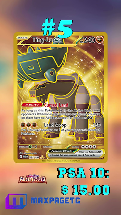 Top 5 Ting-Lu Full Art Pokémon Cards #tcg#pokémon#Ting-Lu#fullart