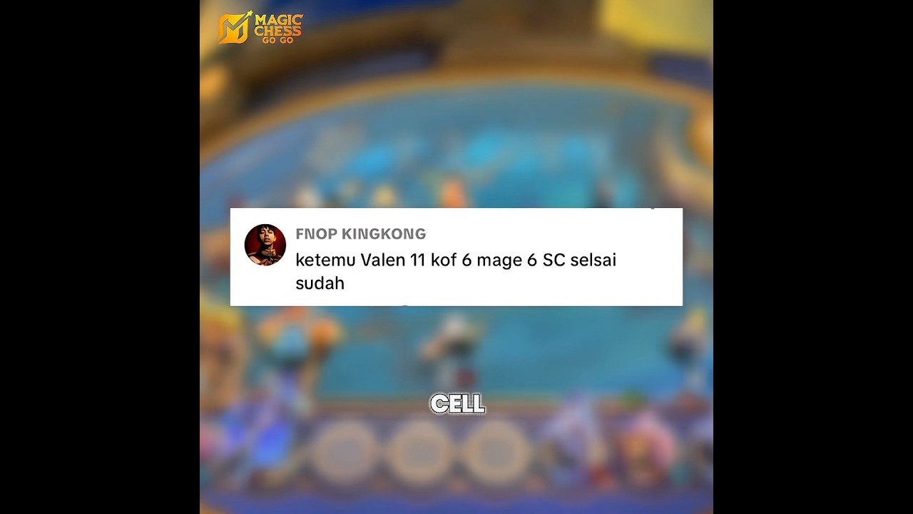 Lineup terkuat vs valentina b3 11 kof 6 mage 6 shadowcell🤔 