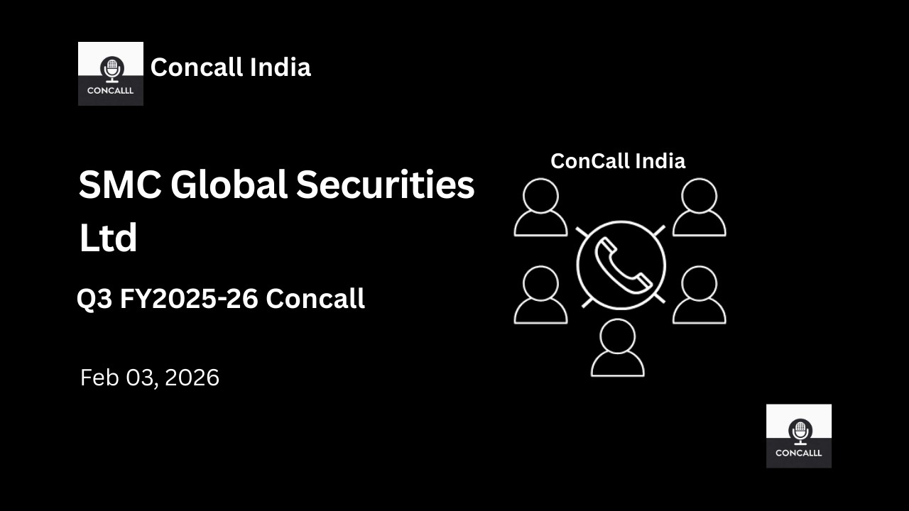 SMC Global Securities Ltd Q3 FY2025-26 Concall