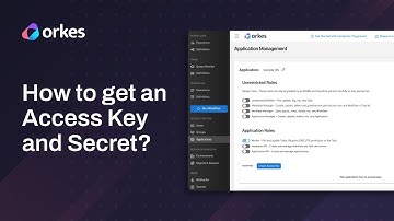 Orkes Conductor: Get Access Key and Secret for Conductor SDKs