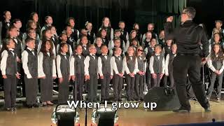 'When I Grow Up' (from Matilda the Musical)  BGEC Elementary Chorus