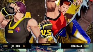 Kim Jae Hoon vs Kim Dong Hwan - Fatal Fury City of the Wolves gameplay