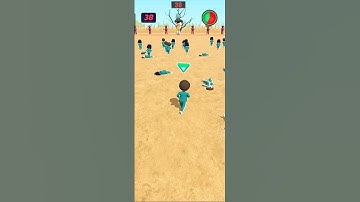 squid game 3D play with solo player k sniper challenge head short game #viral #squidgame #jondada