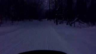 Snowmobiling Tug Hill, NY part II Sledfreak 1-7-2010