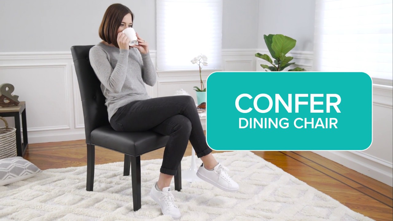 Modway Confer Faux Leather Modern Dining Side Chair