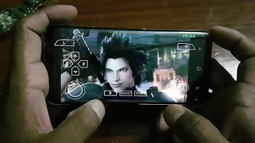 Final Fantasy 7 Game PSP in Samsung Galaxy S8 EMULATOR PERFORMANCE TEST and BEST SETTINGS