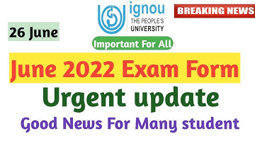 Ignou Exam Form Last Date Extended Without Late Fees..? Good News for All | Exact Clarification