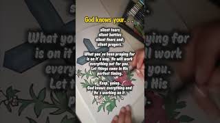 God knows.. #shorts #god #adultcoloring #art #scripture #cozy #jesus #bible