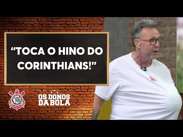 Neto pede hino do Corinthians e celebra goleada sobre Argentinos Jrs class=
