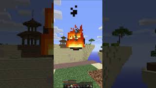 я уничтожил ящера blinoeda89 #bedwars #minemen #fireballfight #minecraft #shorts #майнкрафт