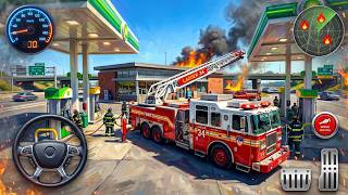 Fire Truck Firefighter Squad - Realistic Fire Engine Driving Simulator - Android Gameplay #3