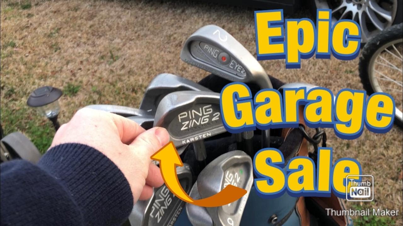 How to find cheap expensive golf clubs at Yard Sales/Golf club Haul