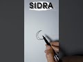 Sidra name signature  my name signatures  new design