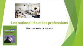 Dans une école de langues