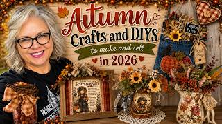 NEW!! Autumn DIYs to Make and Sell in 2026 || Rustic Primitive Country Farmhouse Decor