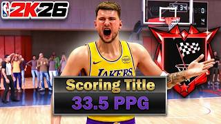 *END GAME* LUKA DONCIC BUILD is UNGUARDABLE in RANDOM REC (NBA 2K26)