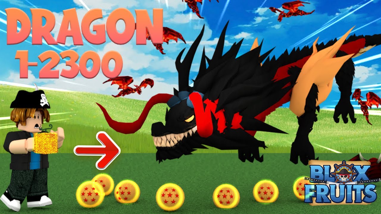 desenho da dragon blox fruits