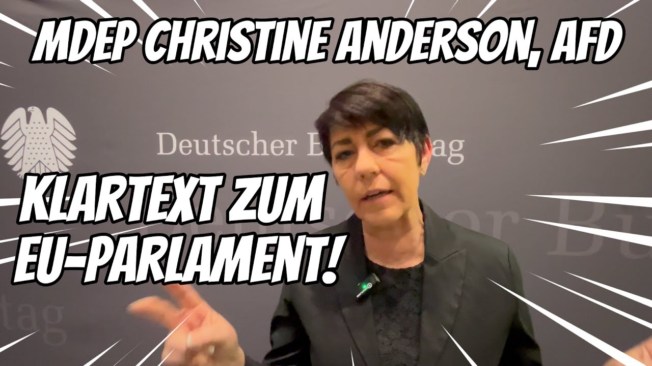 Die volle WAHRHEIT über das EU-Parlament! 😱 KLARTEXT 💥 AfD EU-Abgeordnete MdEP Christine Anderson 🇩🇪