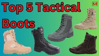 Top 5 Best Tactical Work Boots on Amazon 2024.
