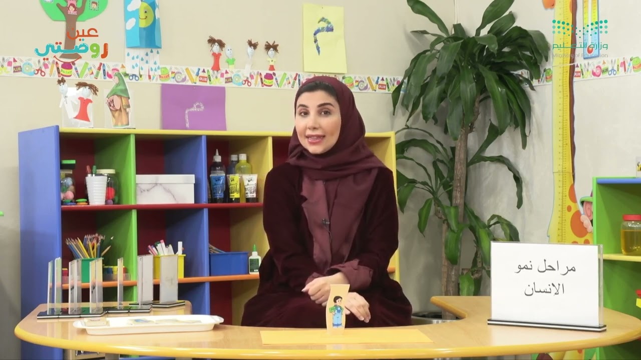 نلعب ونتعلم - نشاط تسلسل بطاقات مراحل النمو - وحدة عائلتي - دروس روضتي