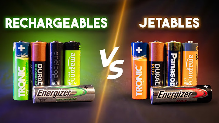 Are RECHARGEABLE batteries really ECONOMICAL?