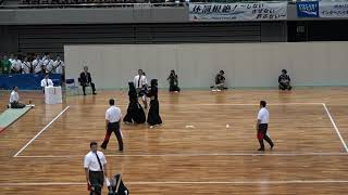 2018IH 剣道 男子個人 2回戦 根本  奈良大附（奈良県） 対 佐藤 岩手福岡（岩手県）