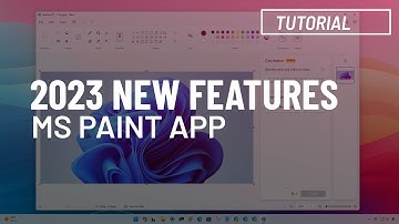 MS Paint app: NEW Layers, AI Cocreator, and Remove Background features (tutorial)