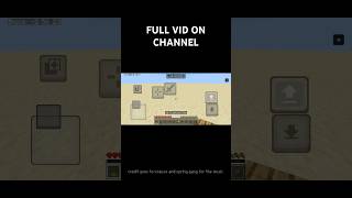Flat ground trap tutorial #bedrockedition #mcpe #minecraft