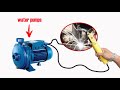 how to turn a water pump into a welding machine