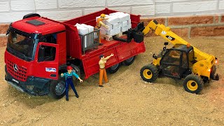 Amazing Bruder RC Dump Truck Construction Video for kids!